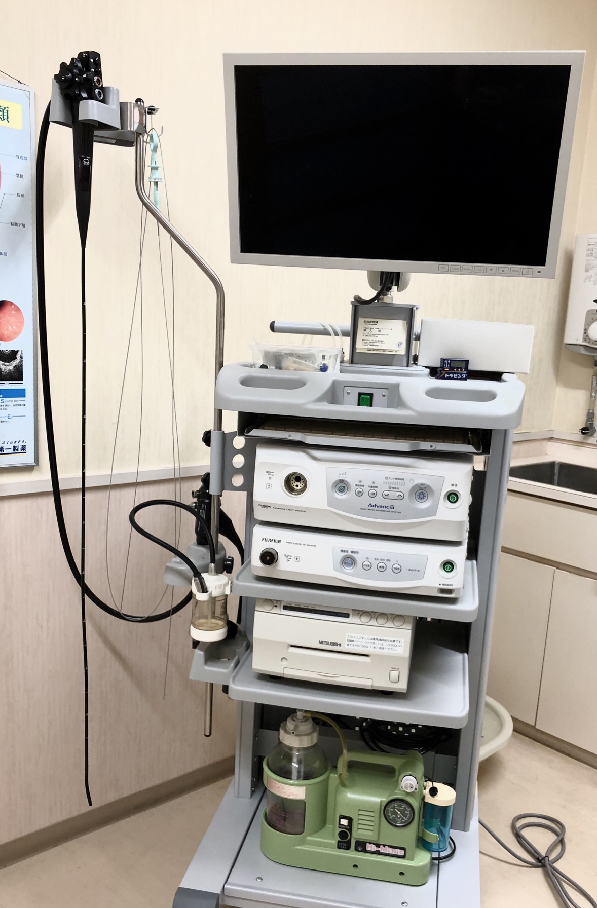 電子内視鏡装置（経鼻挿入対応）